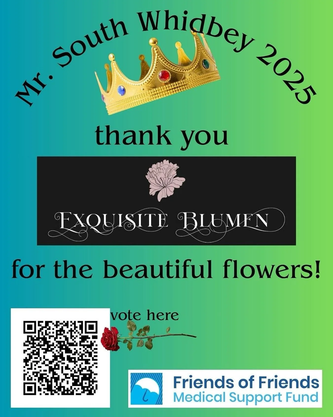 Thank you Exquisite Blumen for decorating our pageant so beautifully!