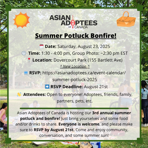 Summer Potluck Bonfire