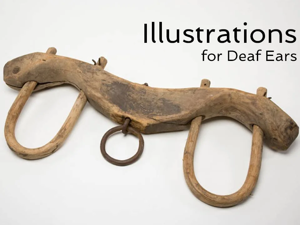 Illustrations for Deaf Ears episode artwork