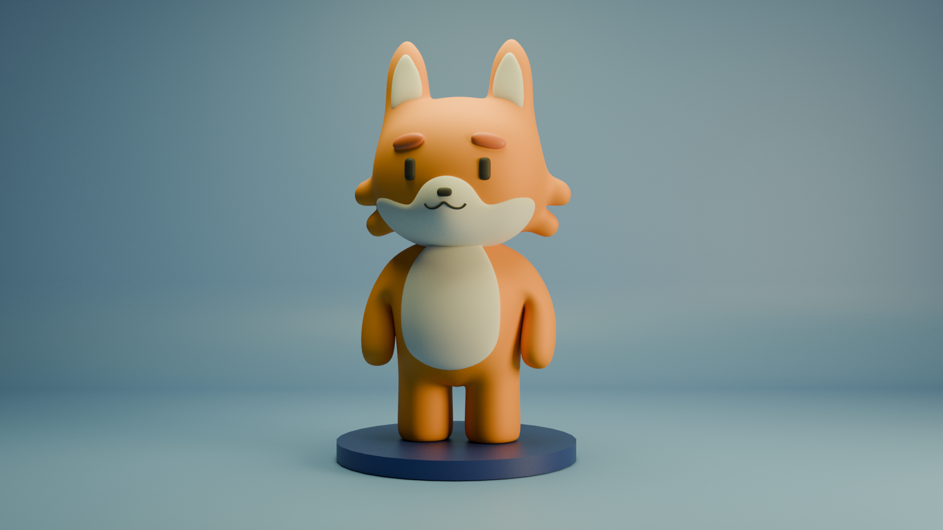 
Fox Character Modelling | YouTube Tutorial by Ksenia Starkova
