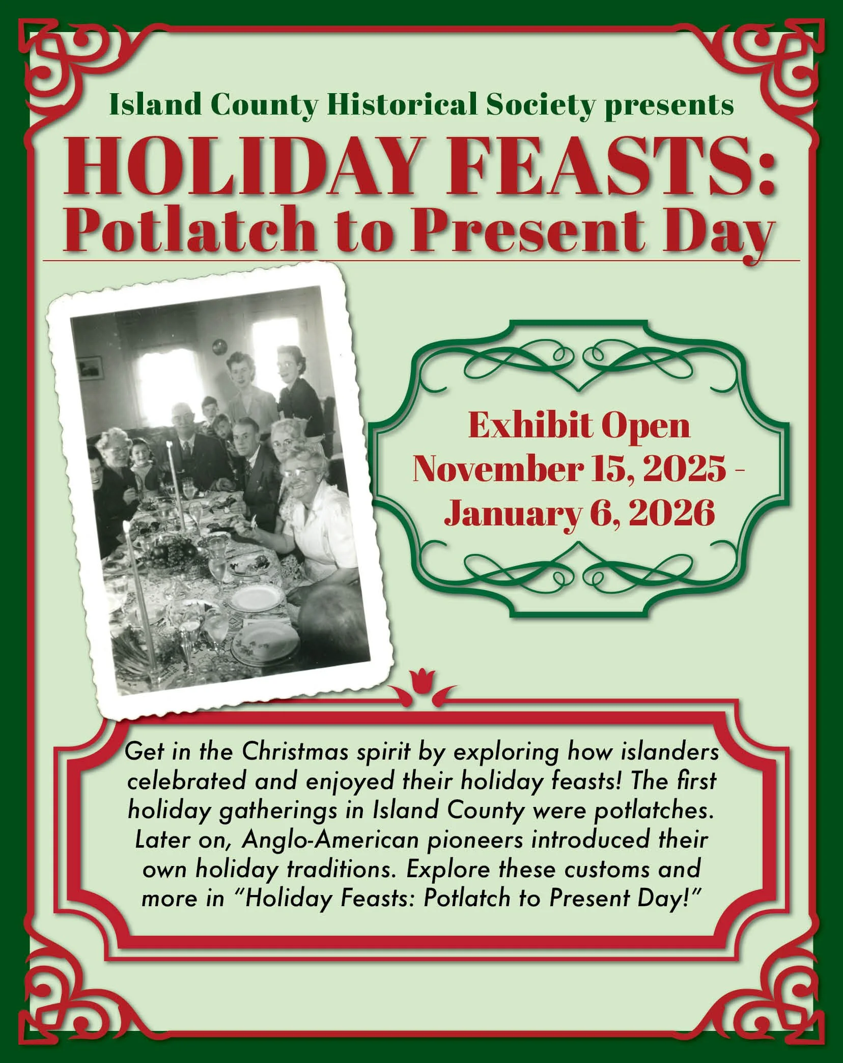 Exhibit - Holiday Feasts: Potlach to Present Day
