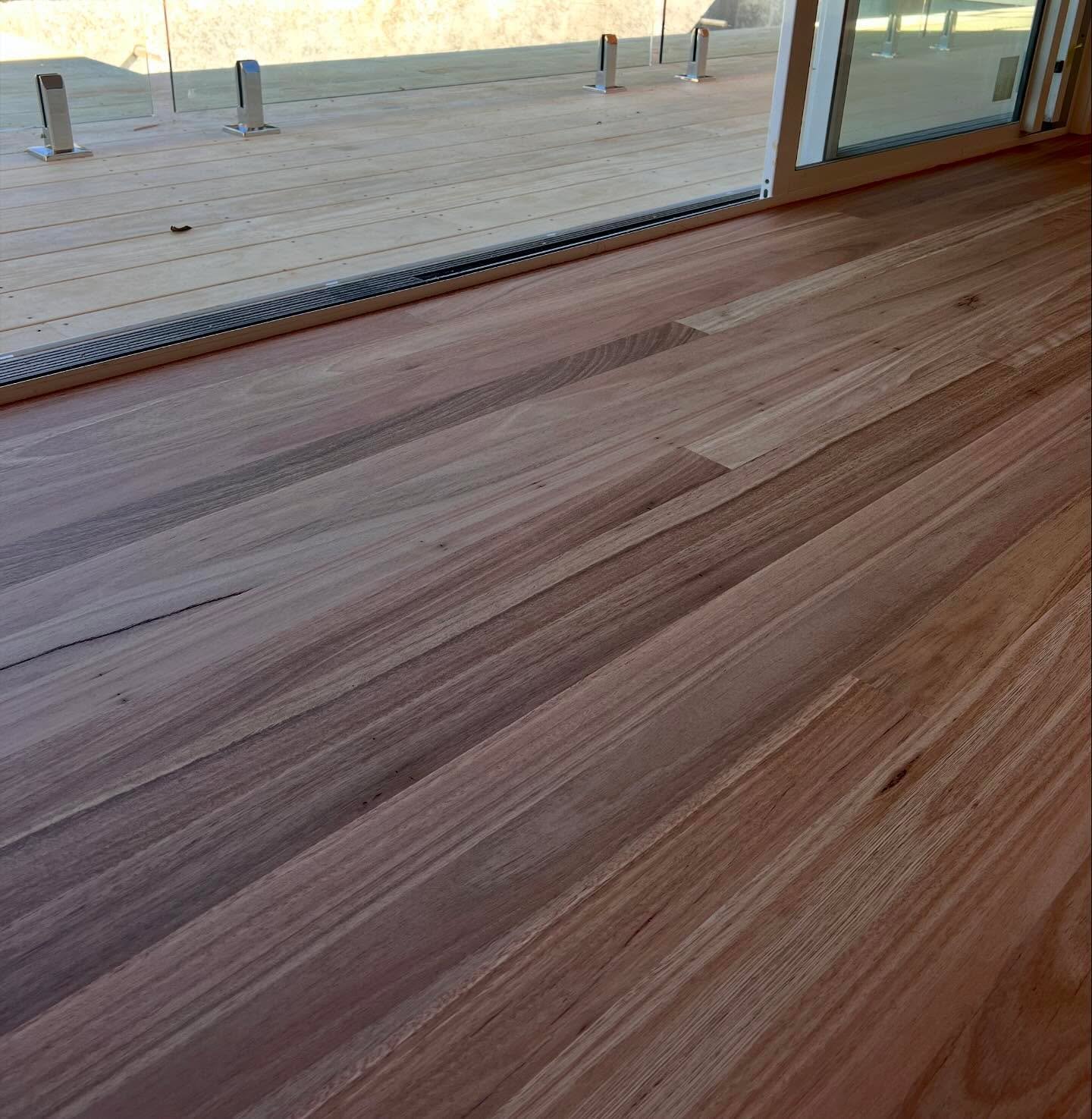 The new technology in timber floor coating always amazes us. This is an all Australia water based Raw coating designed to make the floor look un coated. This is blackbutt completed with Aquagold Raw 2pac. #aquagold #timberoo_flooring_specialist #floo