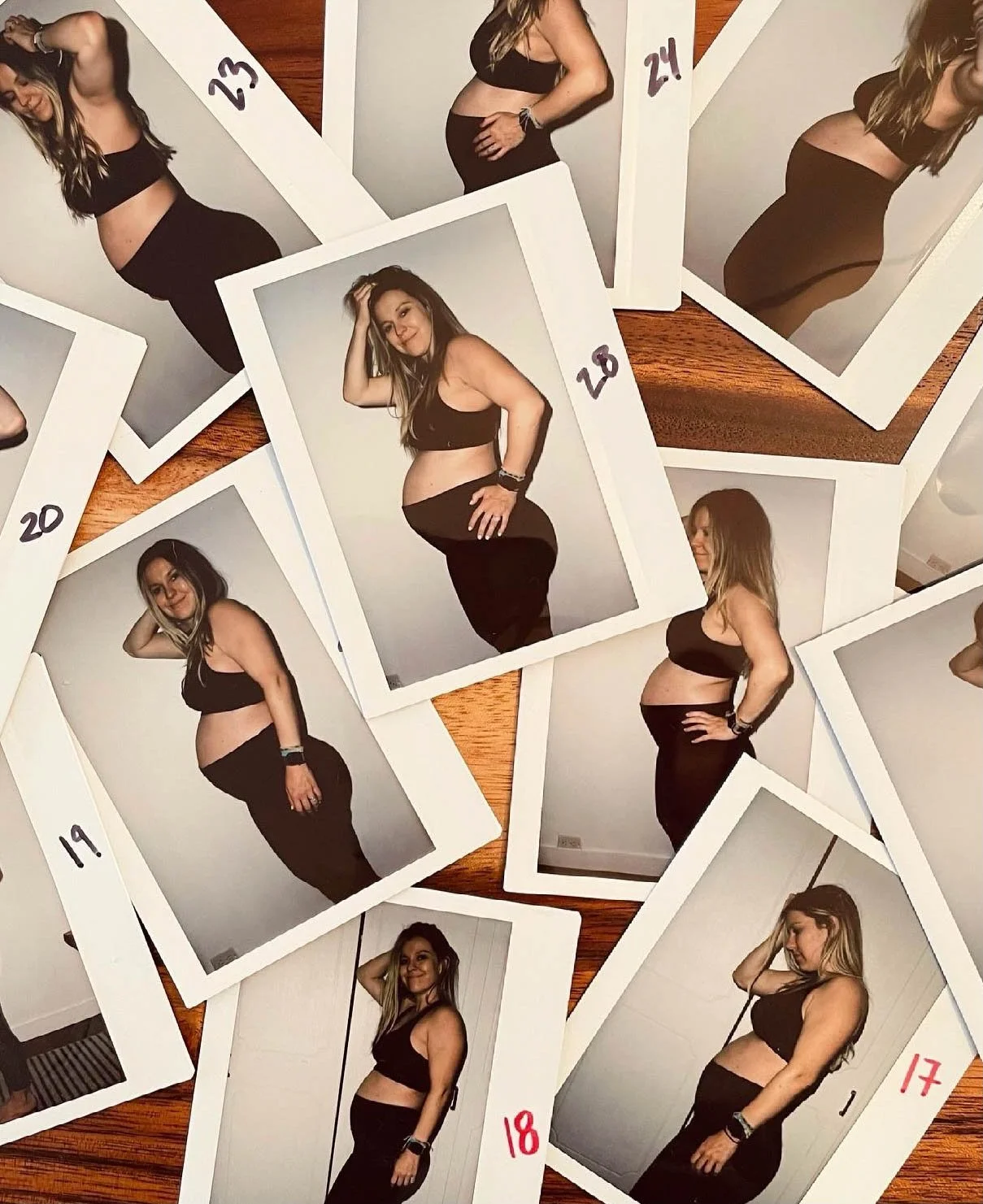 Selfies of pregnancy
