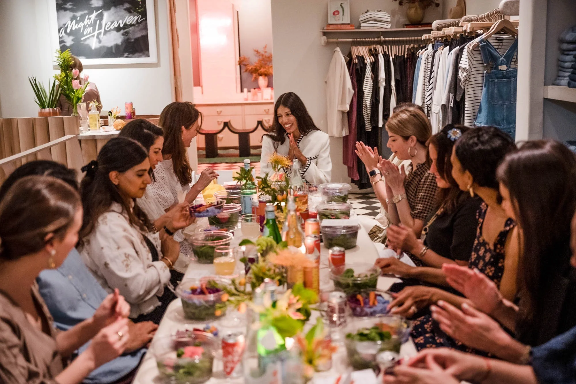 intimate in person event for pregnant and postpartum moms