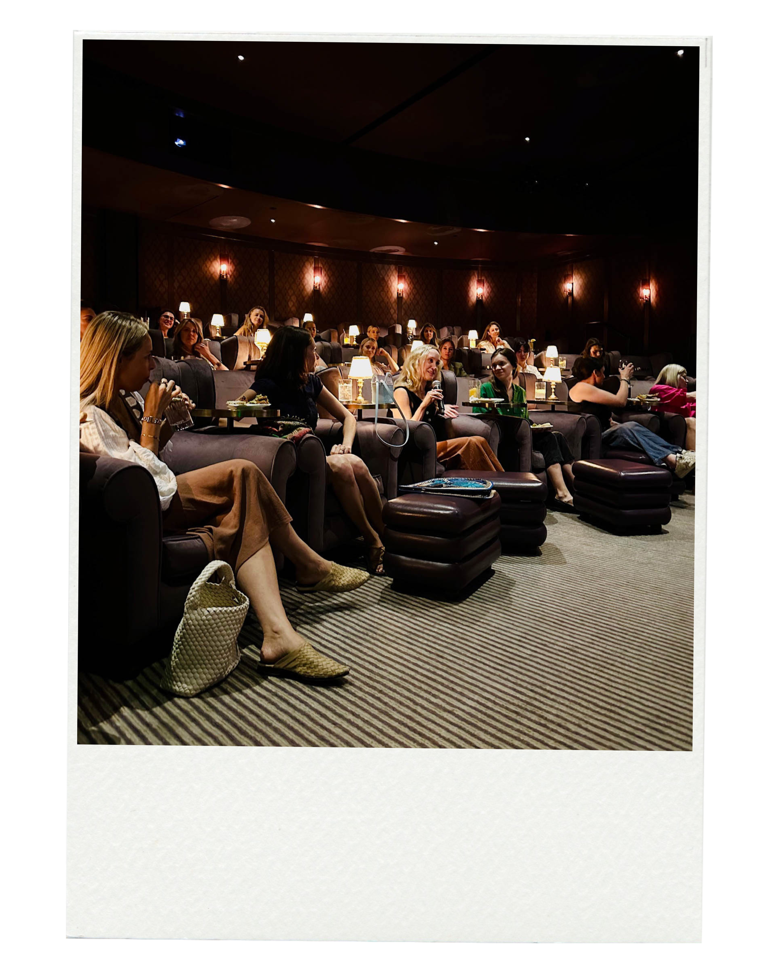 in person mom group with keynote speaker