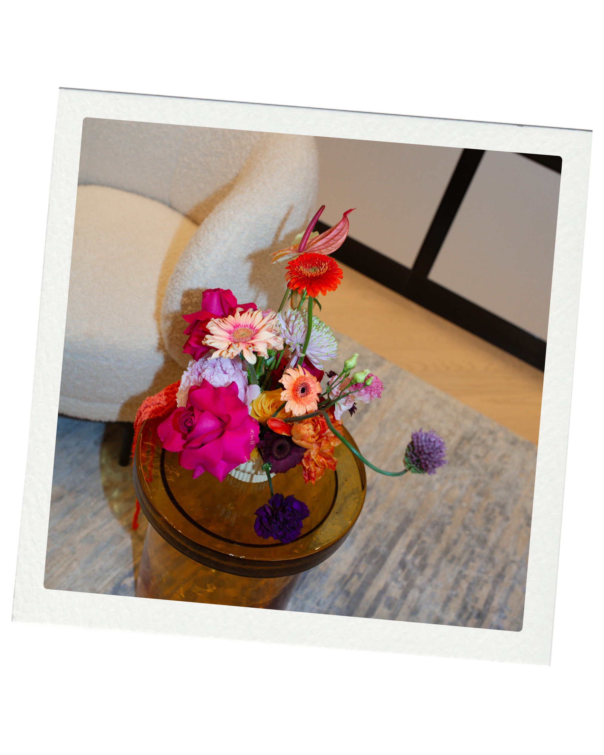 floral details at in person mysha event austin tx