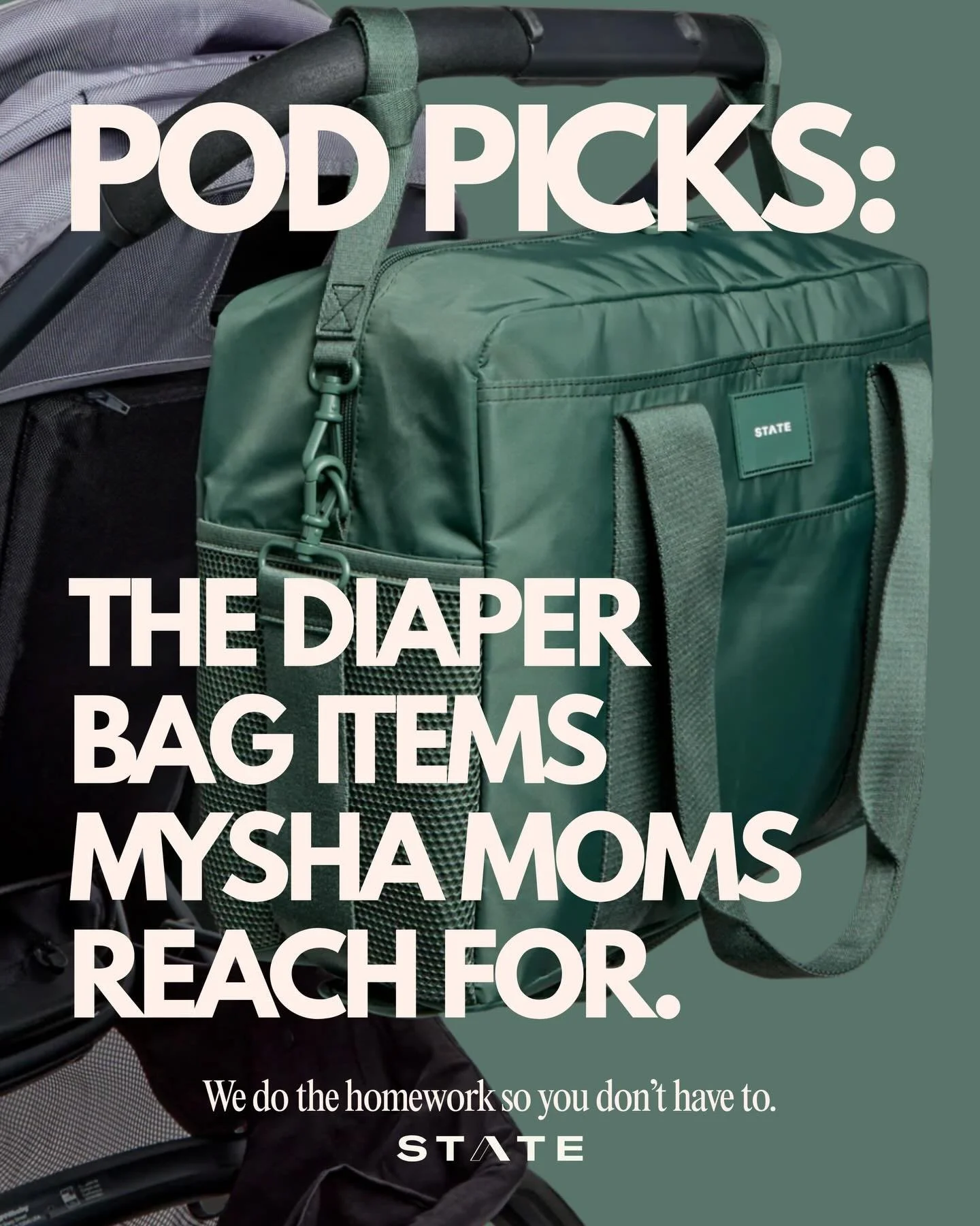 Pod Picks: Diaper Bag Edition

The little things that live in a diaper bag &mdash; not the obvious stuff, but the essentials that quietly save the day.
