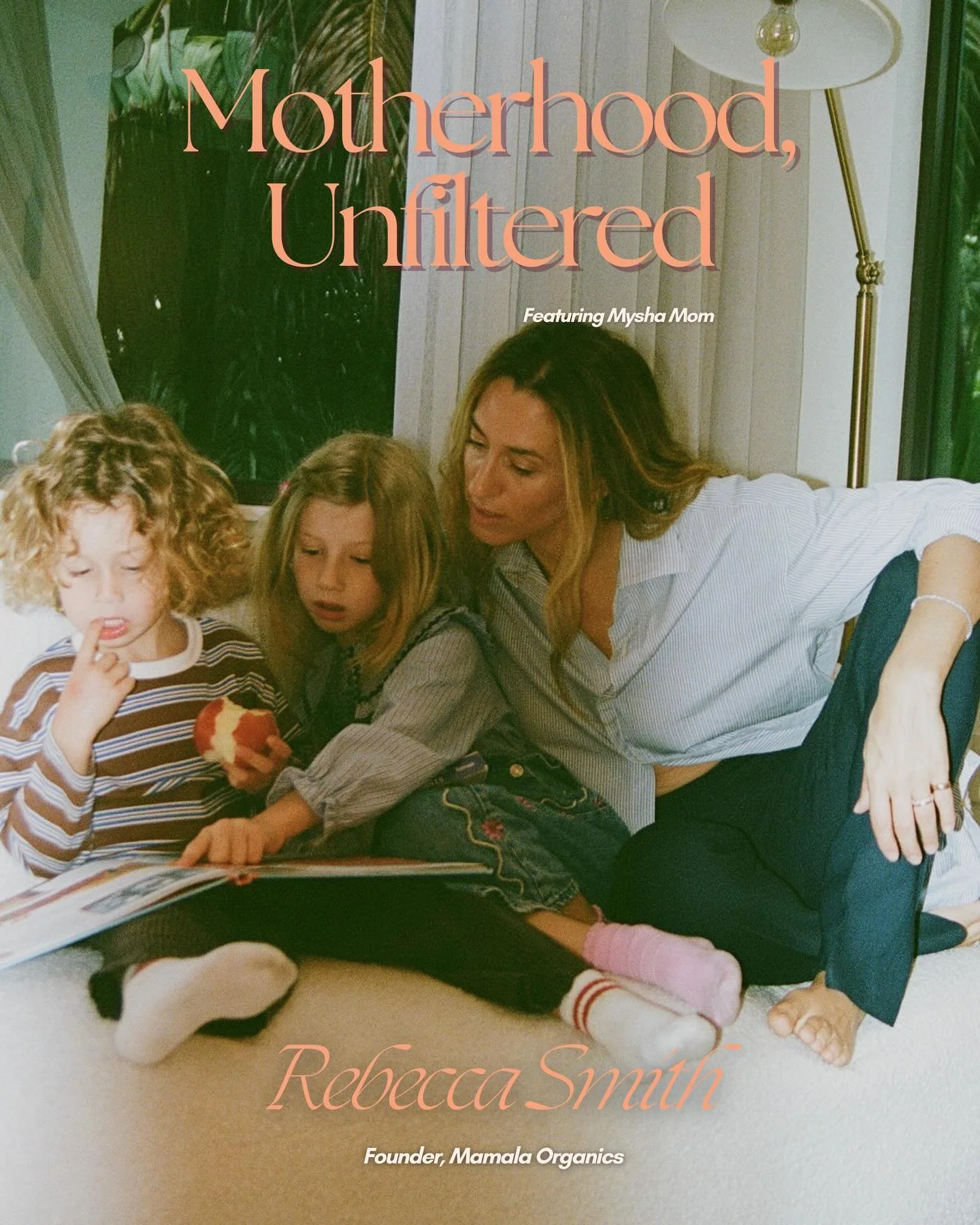 Miami-based Mysha, mom Rebecca Smith, @reb.schwartz.smith and founder of @mamala_organics, reflects on the quiet clarity motherhood has given her &mdash; a deeper confidence in her values, firmer boundaries rooted in care, and a redefinition of succe