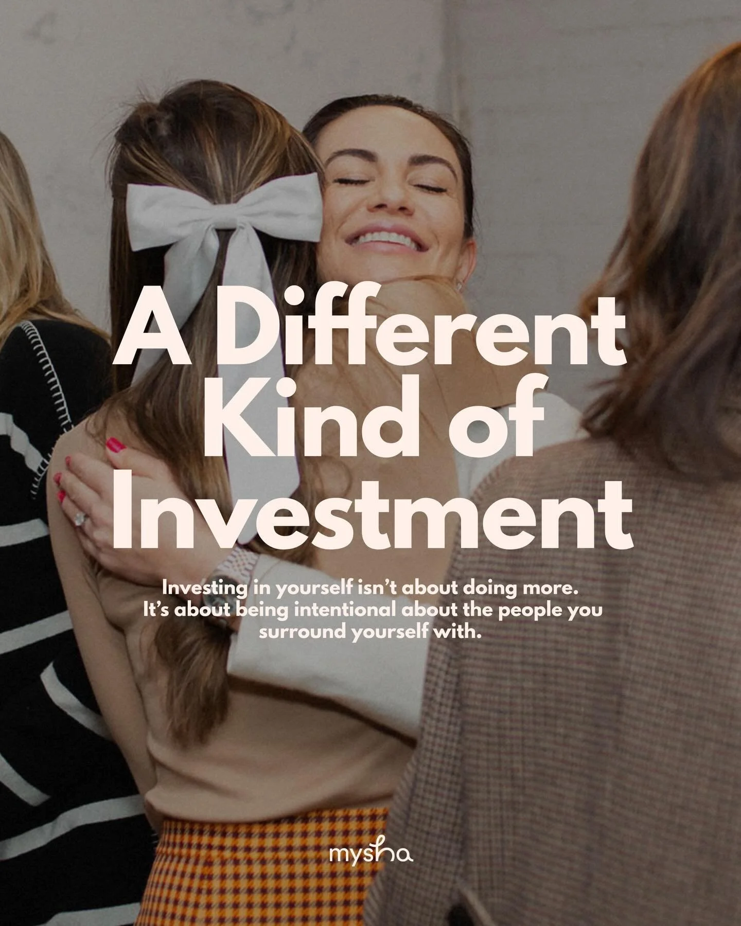 Investing in yourself doesn&rsquo;t always look like a big change. Sometimes it looks like being more intentional about the people you let into your life.

Community isn&rsquo;t extra.
Connection isn&rsquo;t a luxury.

They&rsquo;re part of how we fe