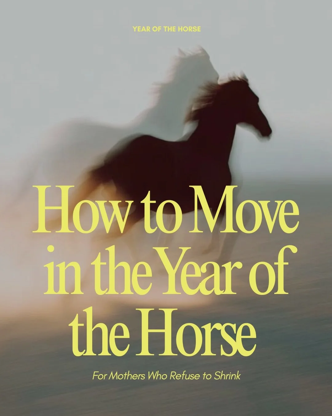 Not every season is a sprint.

&ldquo;The horse needs to run on different terrains based on where your life is.&rdquo; &mdash; @ipekgray, Mysha Mom &amp; Coach

That&rsquo;s the energy.