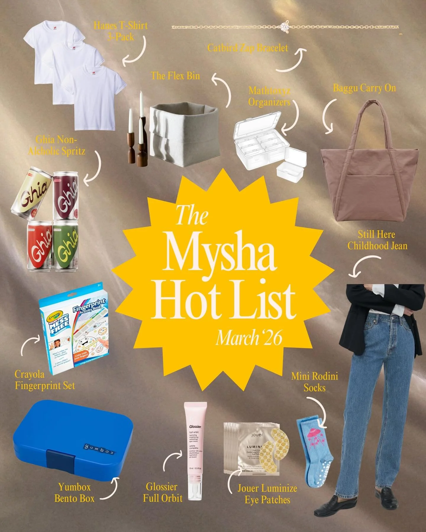 Cristina Krumsick (@tinikrums) on what she&rsquo;s reaching for on repeat.

This month, NYC-based Mysha member, Founder of Isetta (@isetta.co, and mom of two, the Mysha-favorite stylist shares the pieces that quietly carry her days &mdash; the eye cr