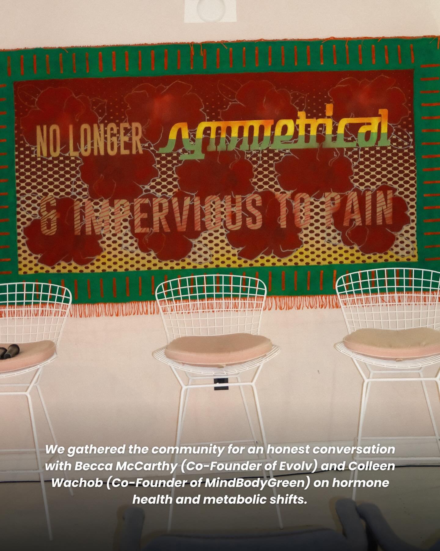 Last night we gathered for OFF THE RECORD to talk about something many women are feeling, but few fully understand &mdash; hormone shifts, metabolic health, and perimenopause.

@beccajmccarthy (Co-Founder of @evolvlife) and @colleenwachob (Co-Founder