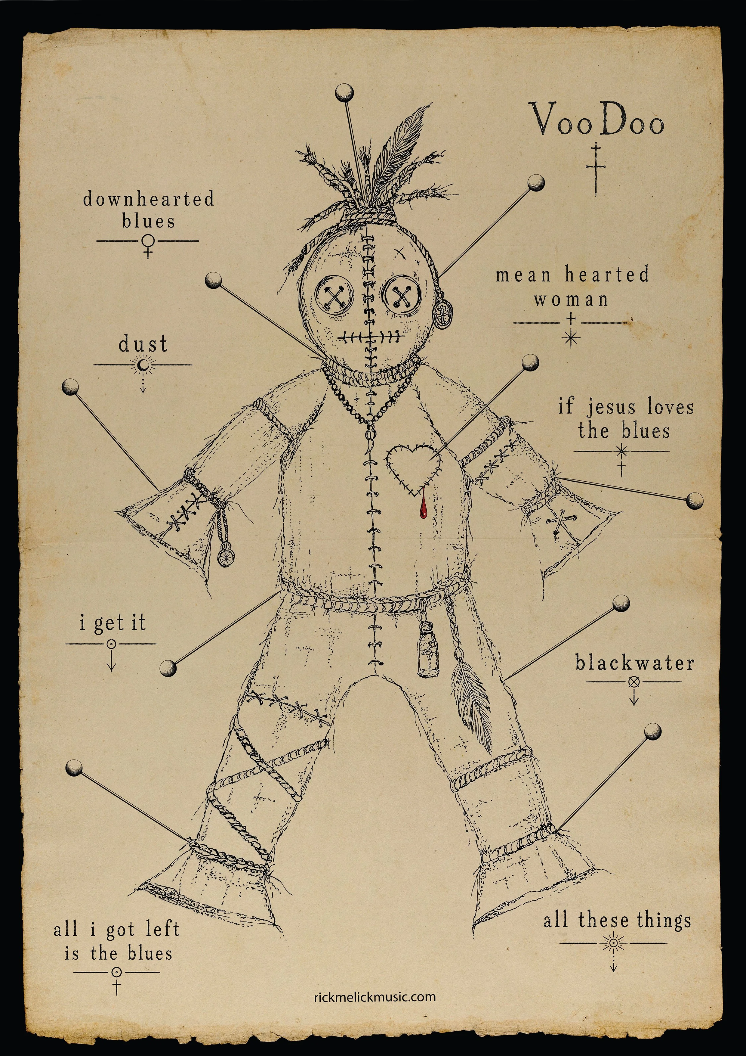 VooDoo Doll Art Print