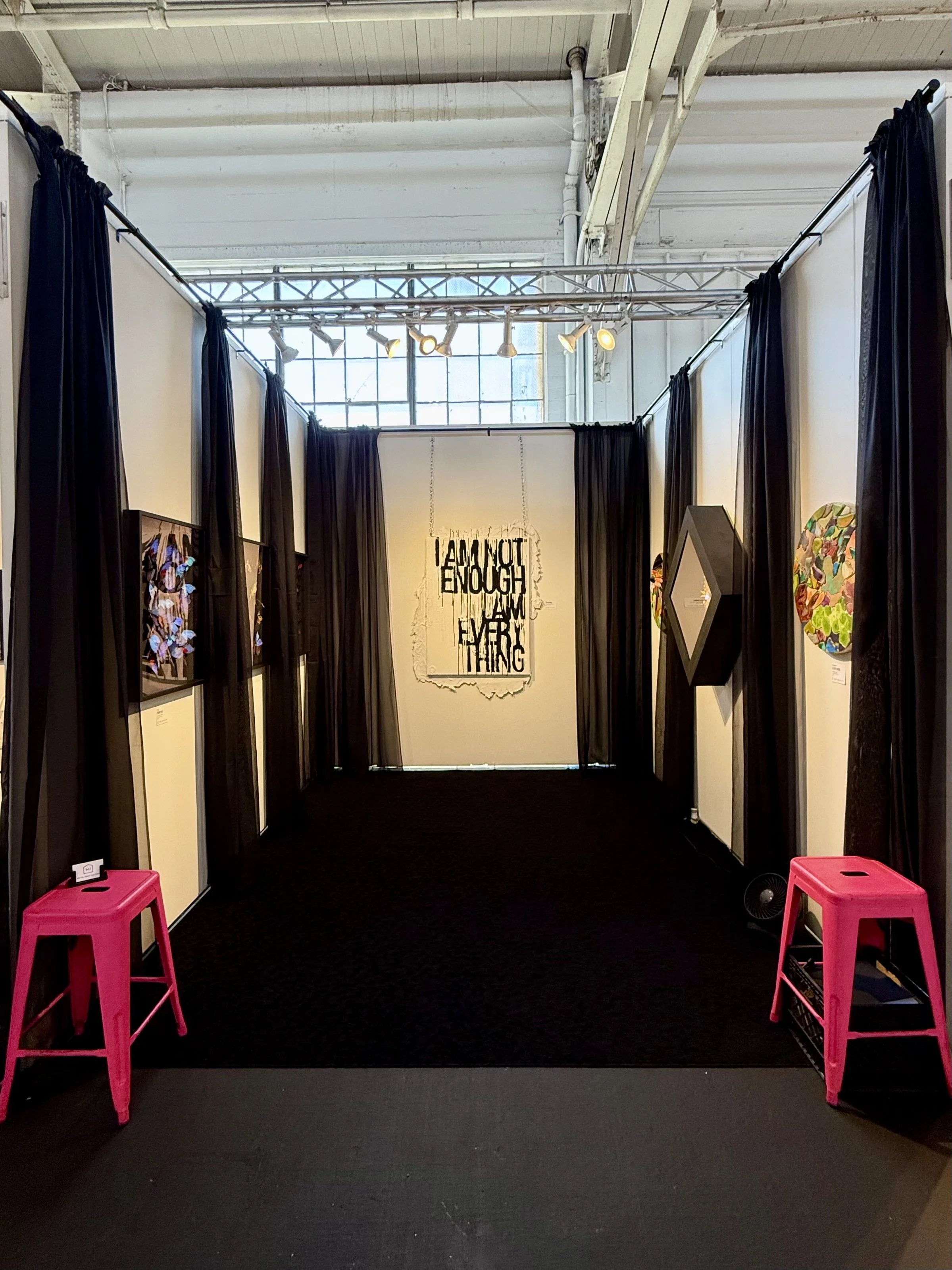 Installation view of Metal Haus Gallery at San Francisco Art Fair 2026, Booth F15.