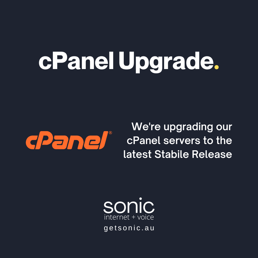 cPanel 104 Upgrade