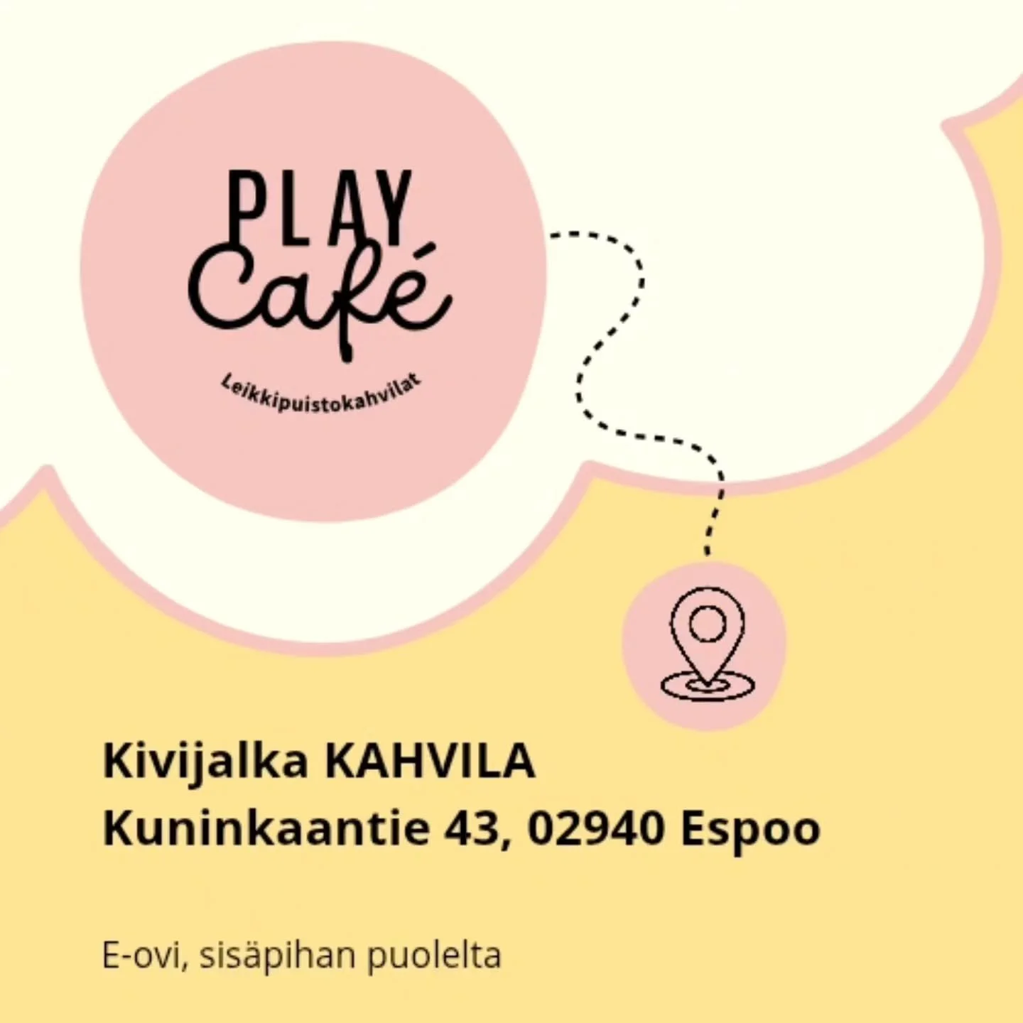 Pitk&auml;n etsinn&auml;n ja lukuisten kuoppaisten mutkien j&auml;lkeen olemme viimein l&ouml;yt&auml;neet meille sopivat keitti&ouml;tilat, joiden yhteyteen saamme avattua KAHVILAN ja LEIKKITILAN! 🥳

Kahvilamme sijaitsee Espoossa, J&auml;rvenper&au