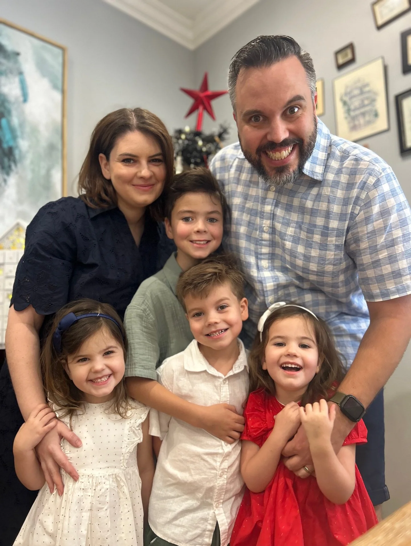 🌟Who am I?🌟

Hello! Happy New Year. 
Time for a re-introduction. 

I&rsquo;m Leah. I am married with 4 kids - 9, 5, 3, 3

I work part-time at an Anglican Church in Sydney, Australia, as the Children&rsquo;s and Families Minister. 
It is Reformed an