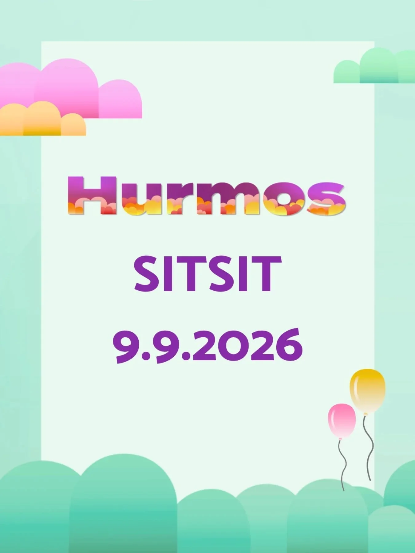 Hurmos tulee t&auml;n&auml; vuonna KOLMIP&Auml;IV&Auml;ISEN&Auml;! 😍

Hurmos starttaa tulevana syksyn&auml; poikkeuksellisesti jo keskiviikkona osana Oulu2026-kulttuuriohjelmaa.

Me halutaan kutsua just sut sitsaamaan &Aring;str&ouml;minpuistoon l&a