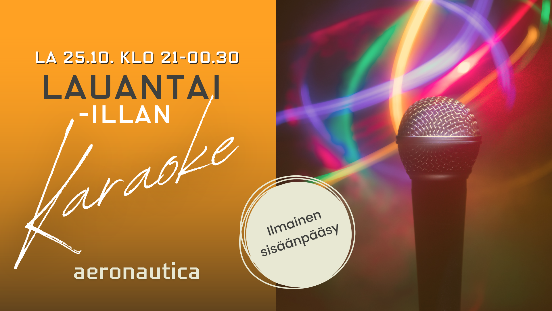 Karaoke-ilta🎤🪩