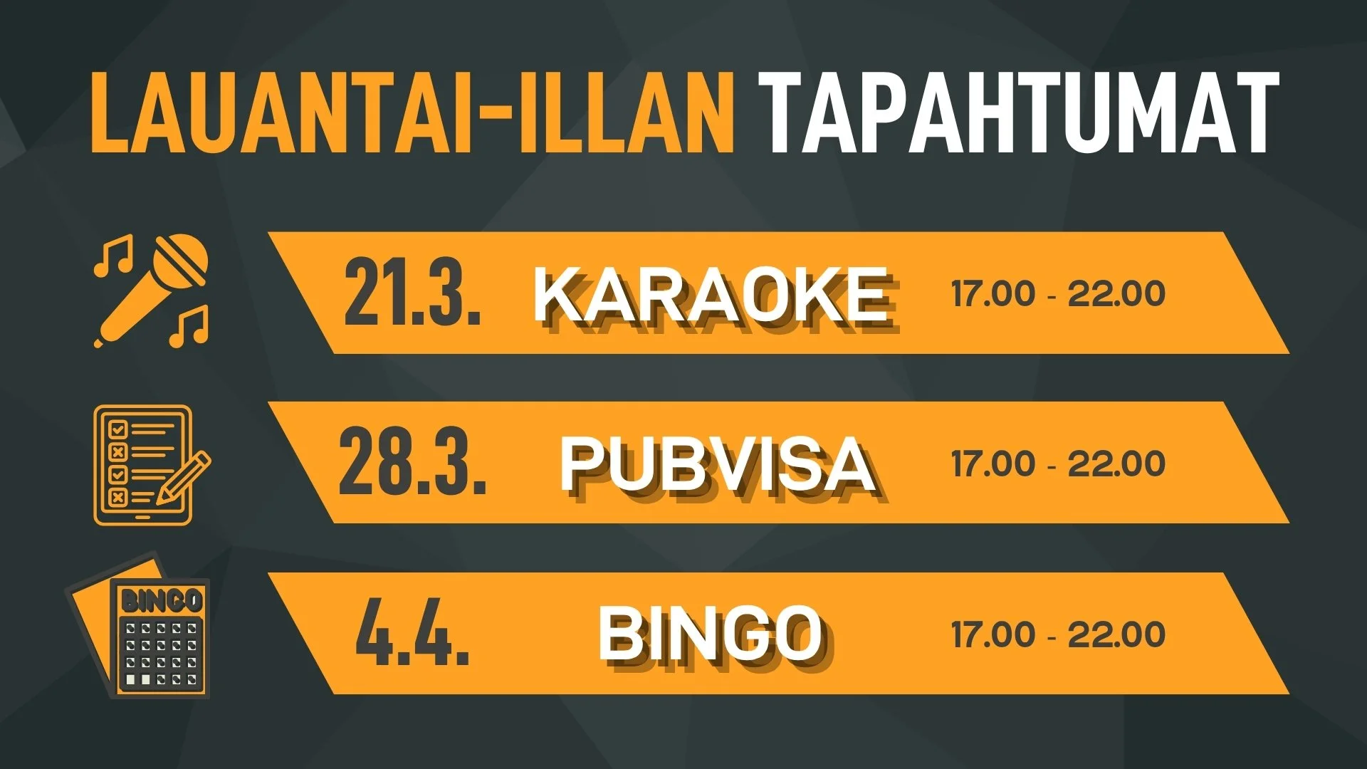 Aeronautican lauantai-illat!