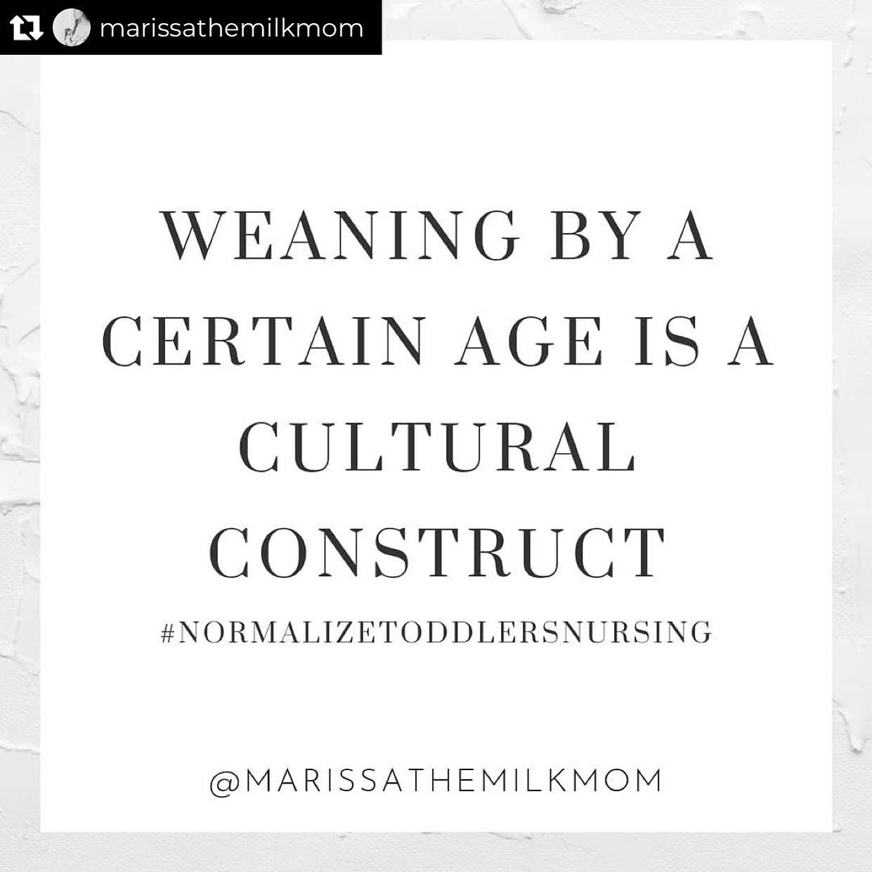 Repost from @marissathemilkmom
&bull;
Toddlers nursing. It seems to cause a lot of controversy when it shouldn't.⠀
⠀
And a lot of women are hiding in their houses nursing their toddlers because they're afraid of the stigma that society has put on the