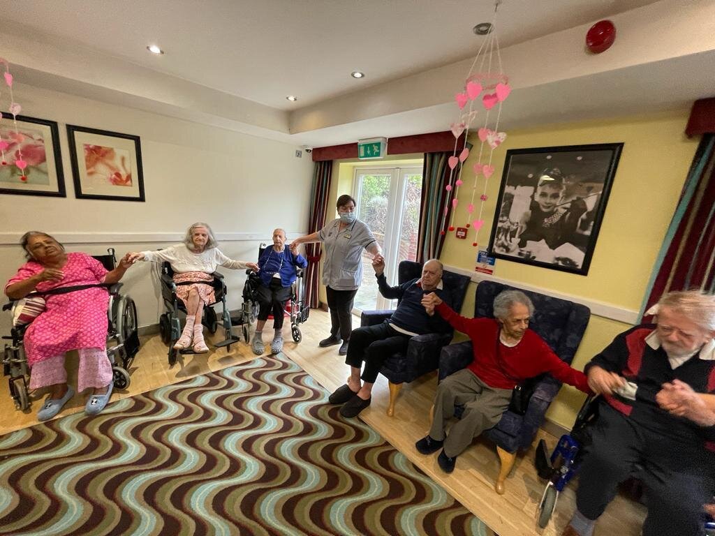 We're putting on our Blue Suede Shoes for our stationary-dance session! 💃 

Here at Sutton Court Care Centre, we love to include our residents in activities that benefit them mentally and physically while catering to all abilities. 

Find out more o