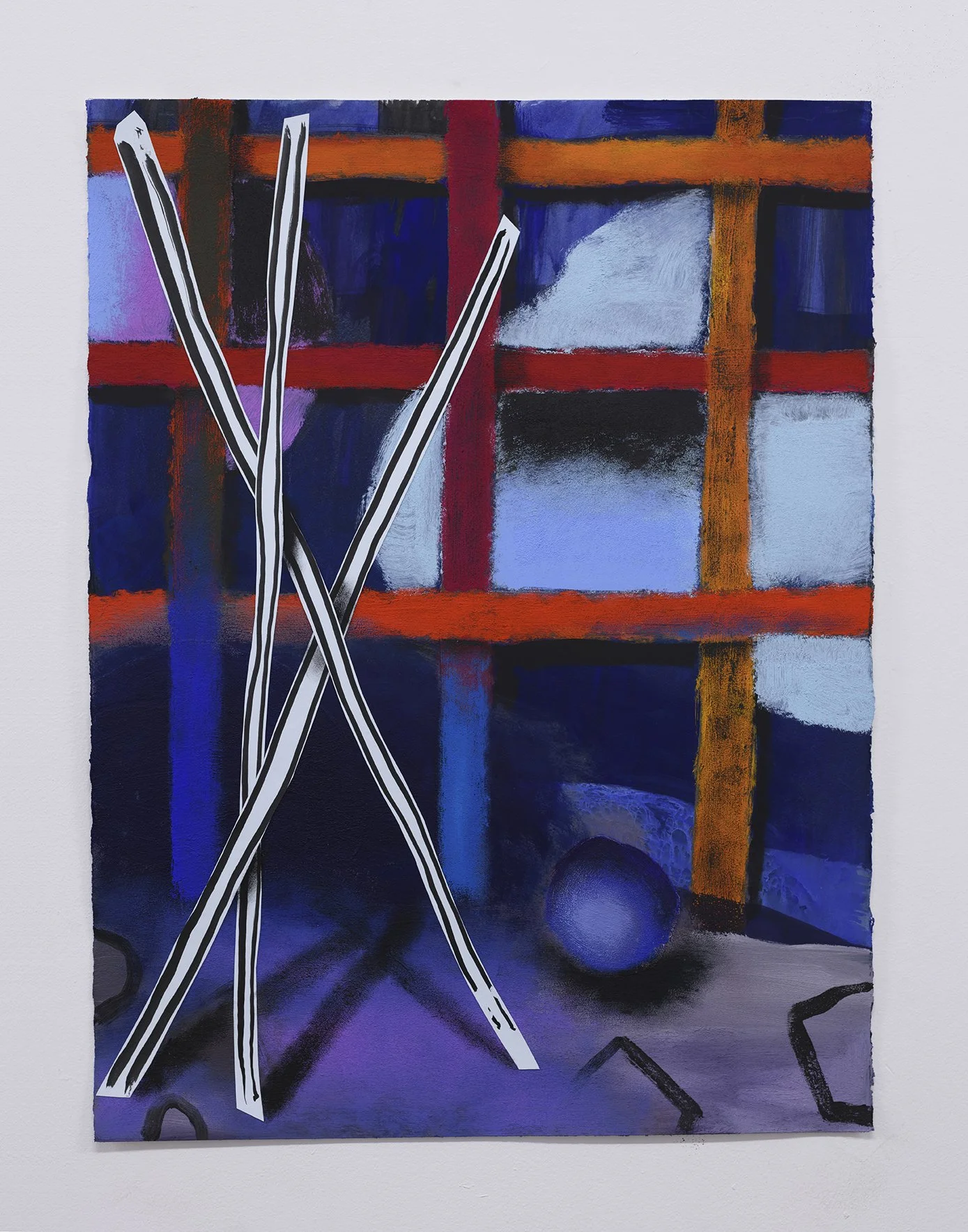 Alice Browne Paper 8, 2023, acrylique, gouache et encre sur papier 425 g_m², 76cm x 56cm .jpg