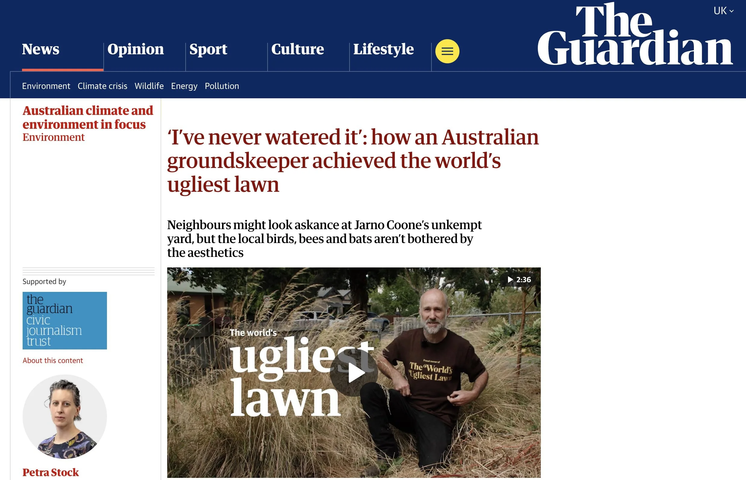 The World's Ugliest Lawn 2025