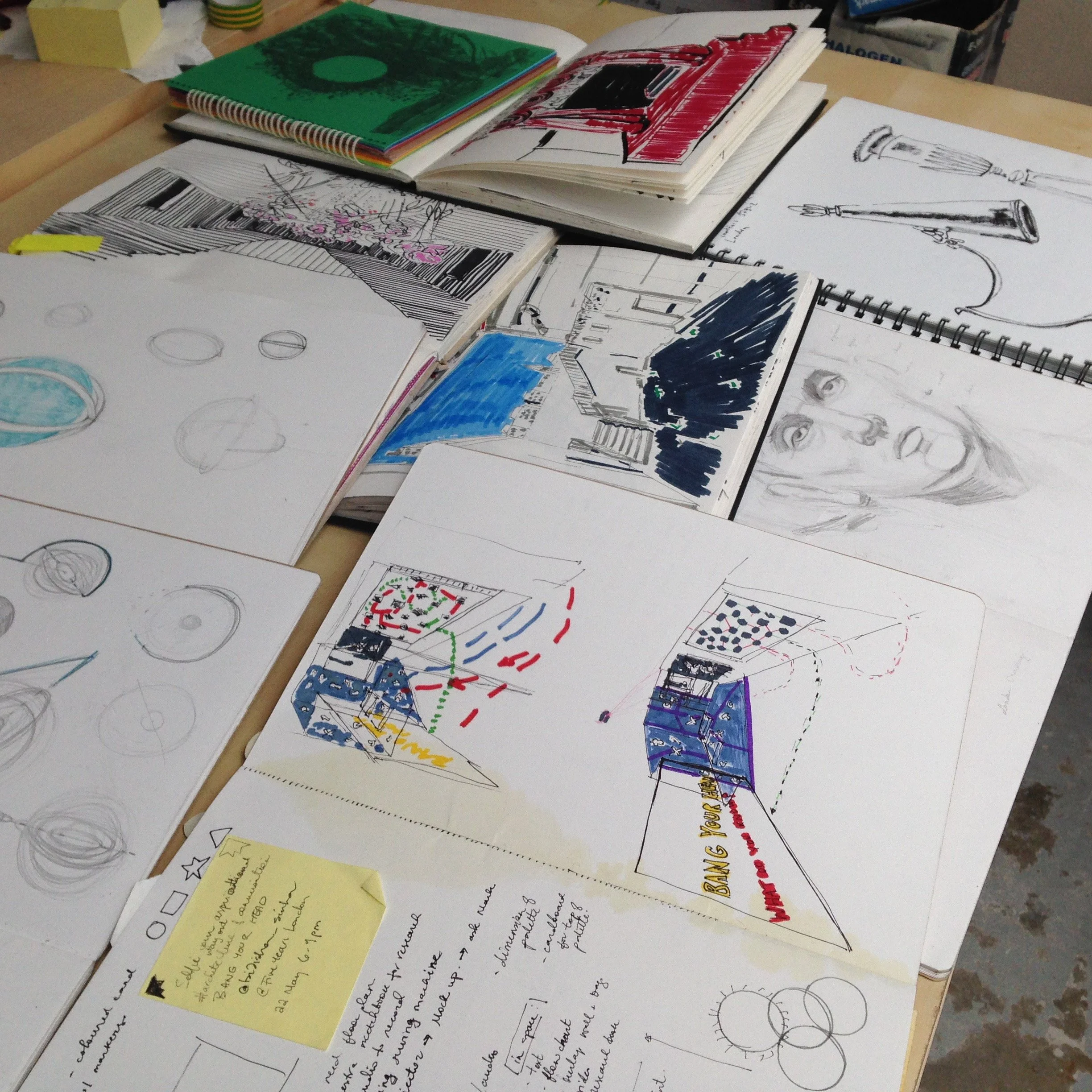Sketchbooks and Collaboration. Interview. UAL.