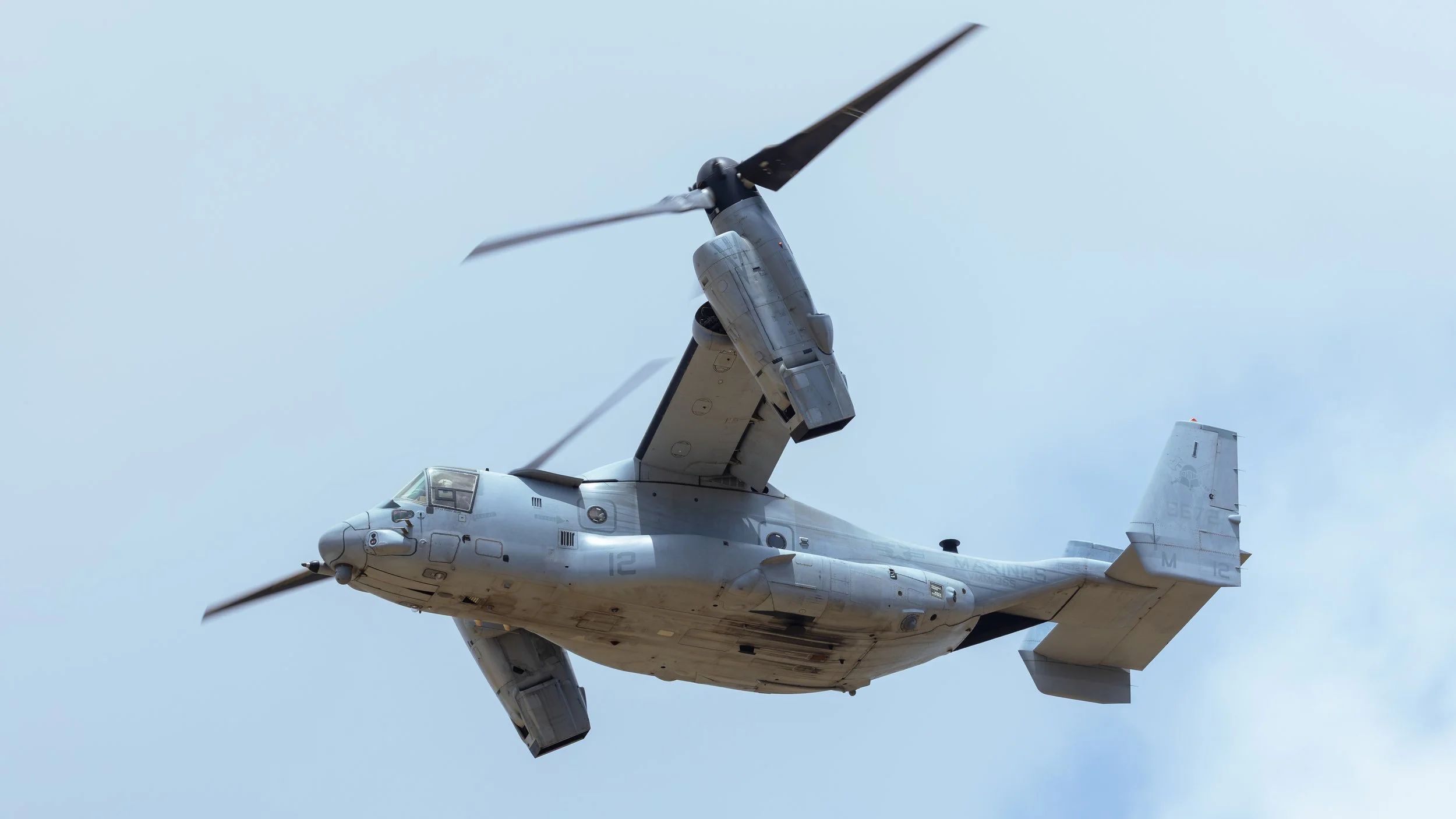 USMC MV-22B BuNo 168672 VMM-365 at Curacao TNCC 02 July 2026