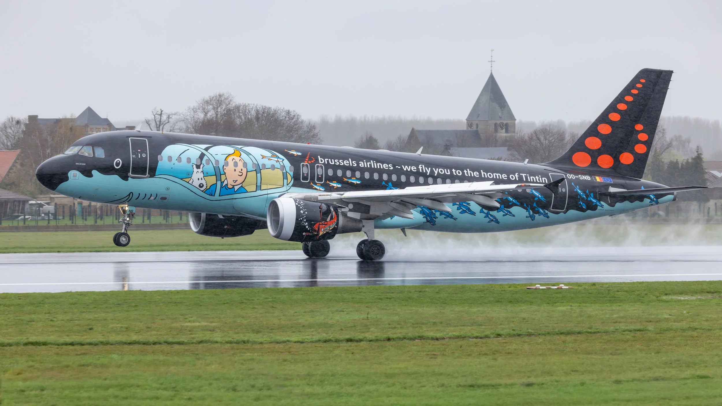 Chasing Color in the Rain: A Day at Brussels Airport