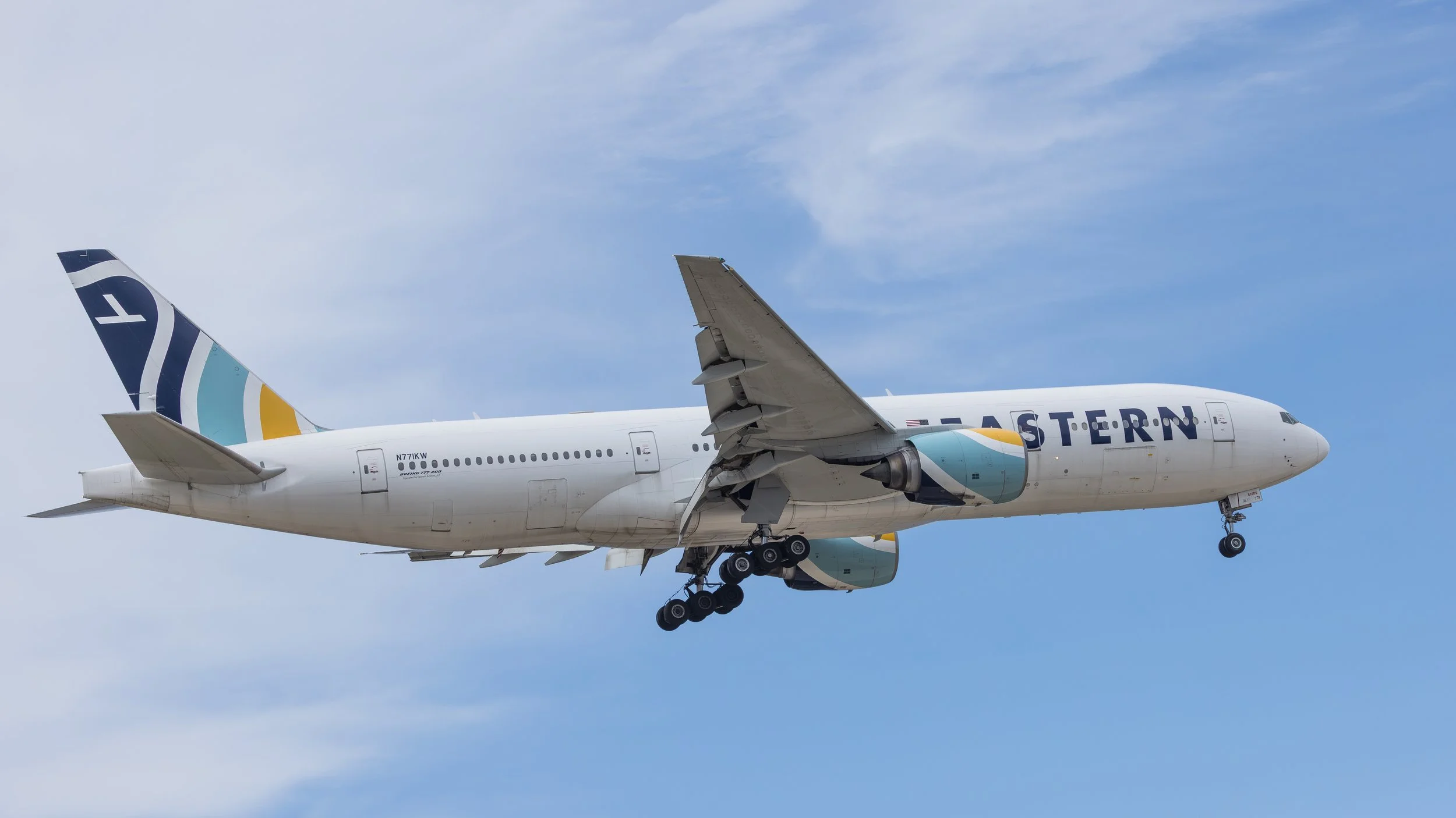 Eastern Airlines Boeing 777-212(ER) N771KW Curacao TNCC
