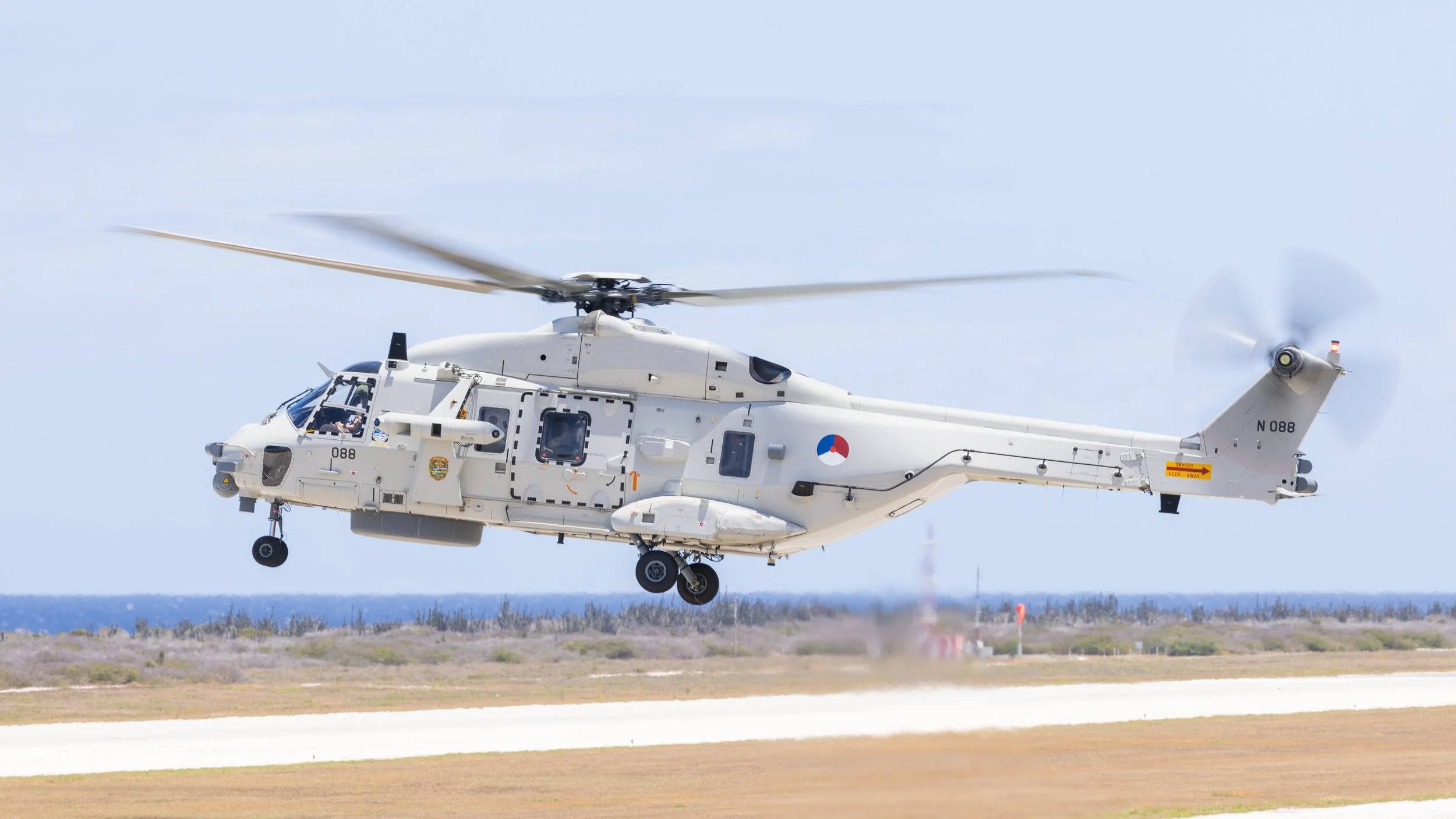 860 squadron Royal Netherlands Navy NH-90 in Curacao
