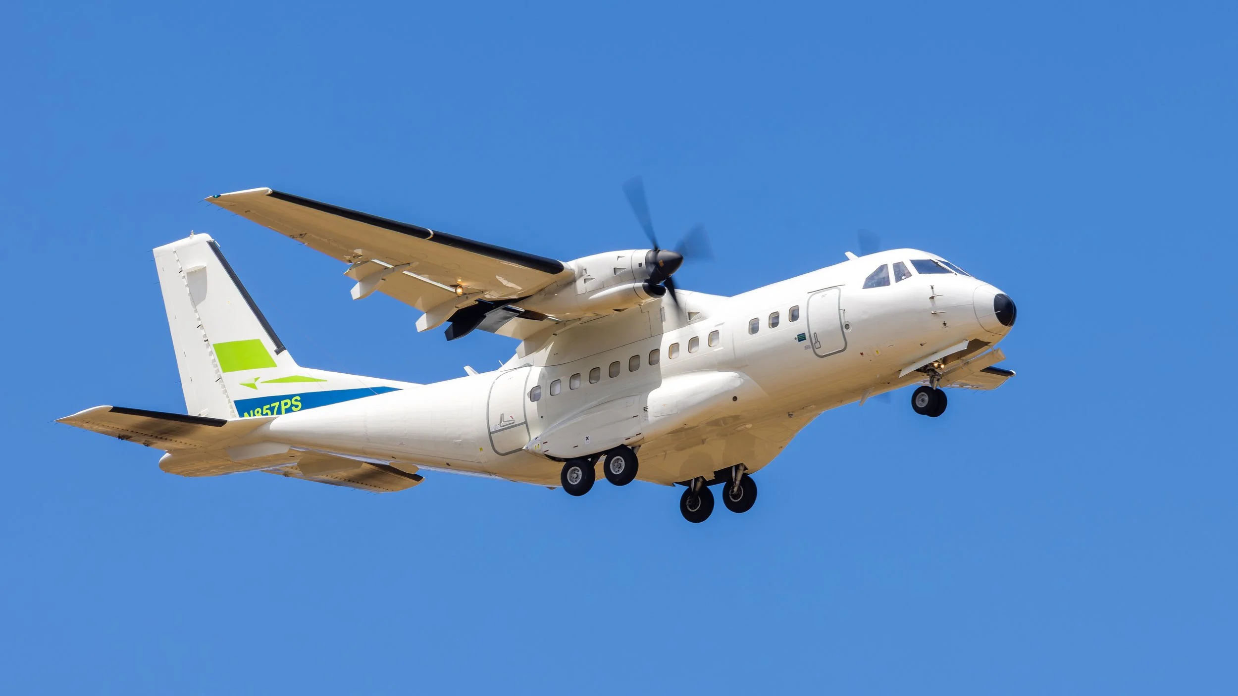 Prescott Support CASA CN-235 N857PS at Curaçao International Airport