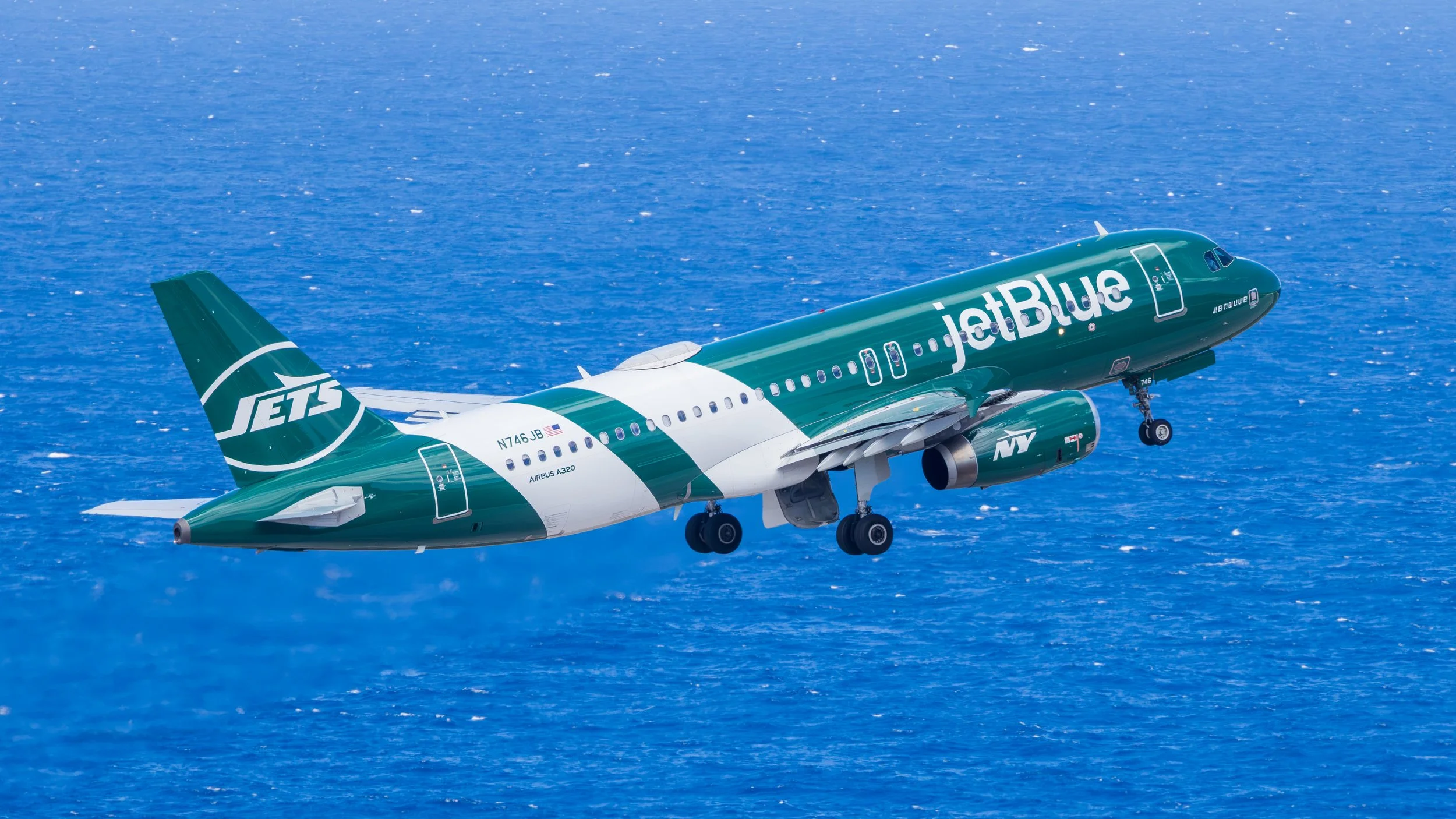 Second Chance: JetBlue’s Updated NY Jets Livery Returns to Curaçao