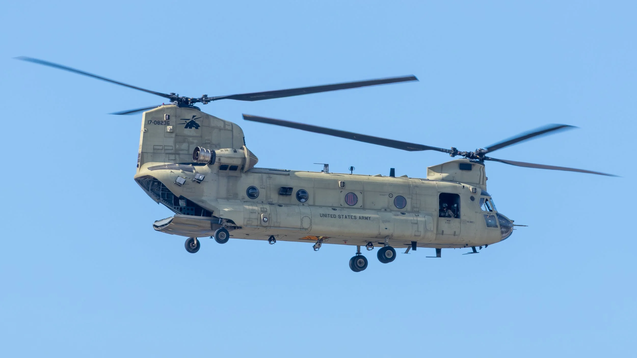 US Army CH-47F Serial 17-08236 in Curacao TNCC for Venezuela earthquake operations 28 Jun 2026