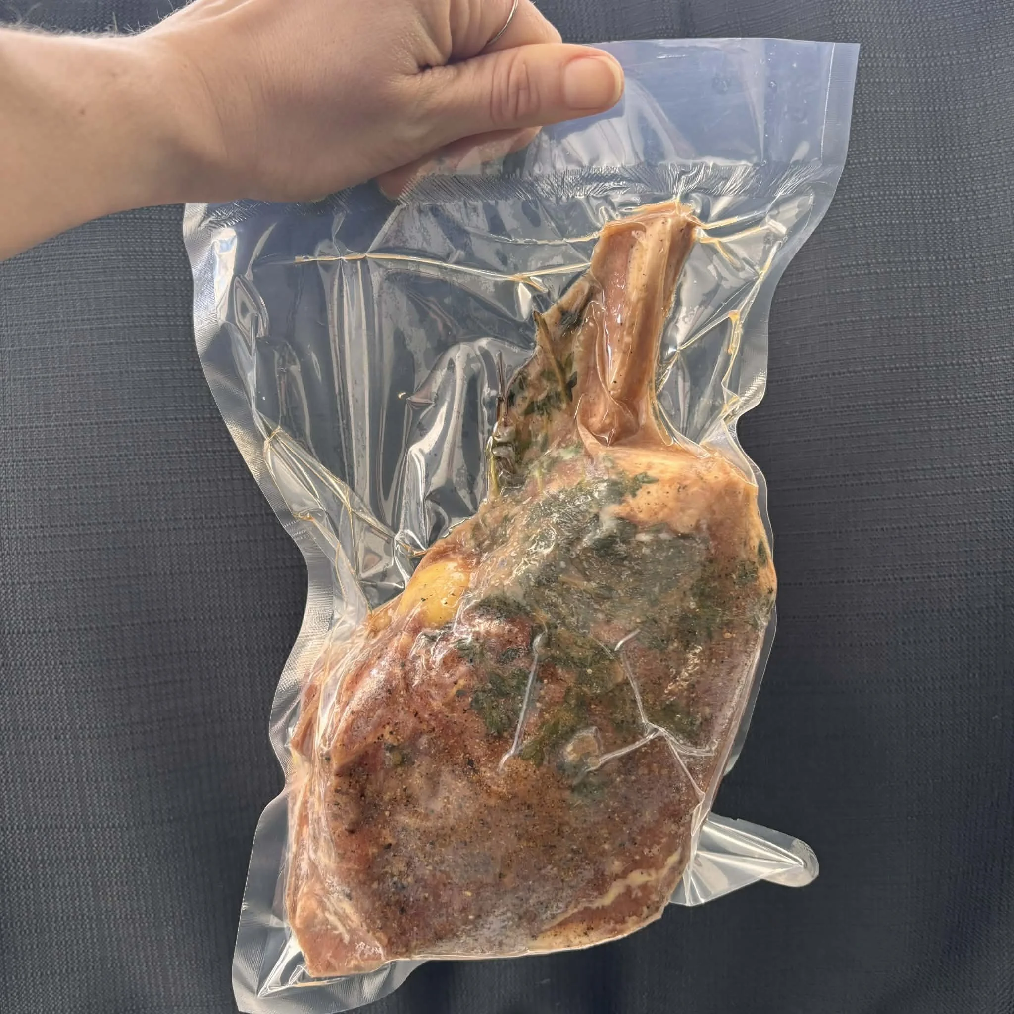 Côte de boeuf marinée