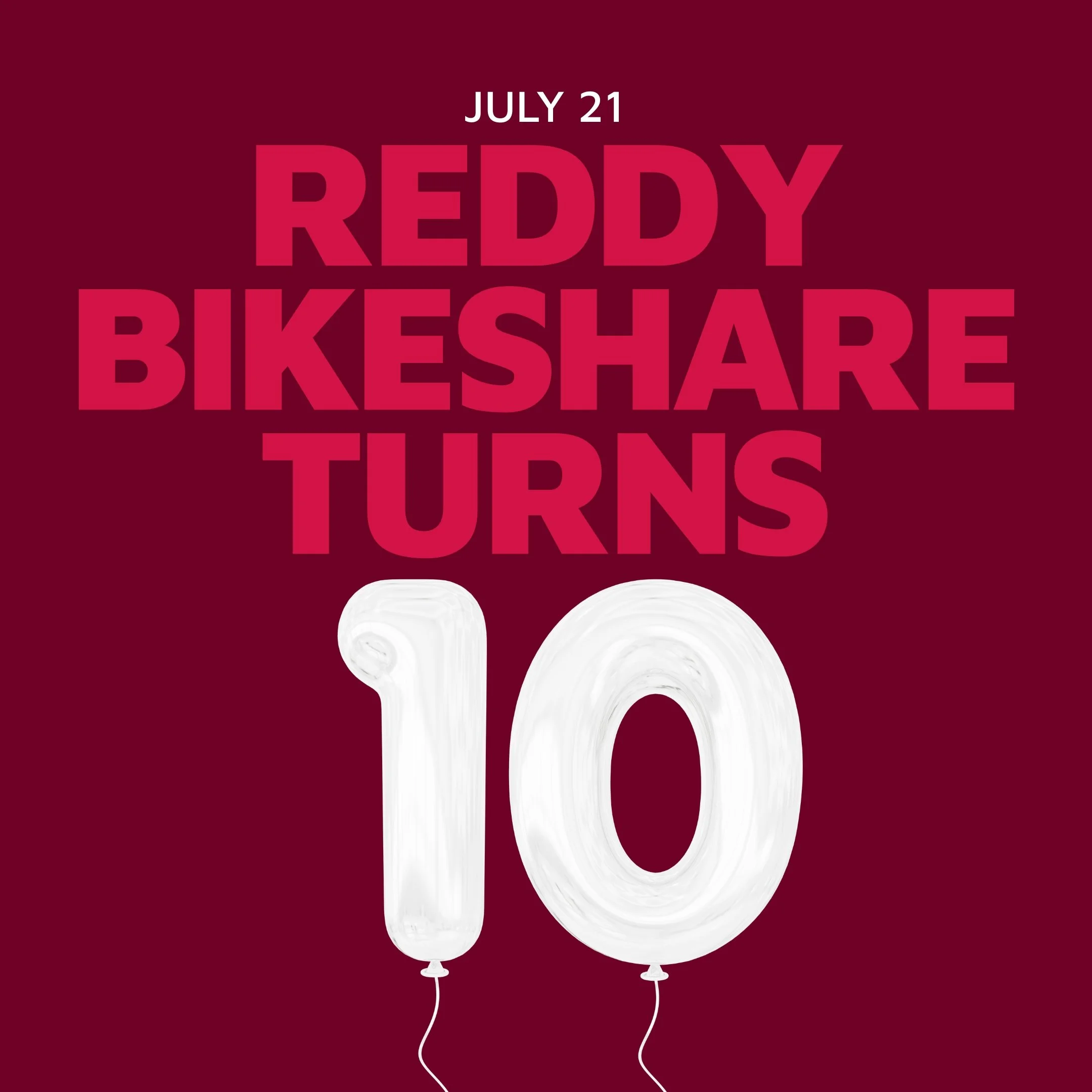 FREE RIDES &amp; FREE TREATS for REDDY’s 10th Birthday
