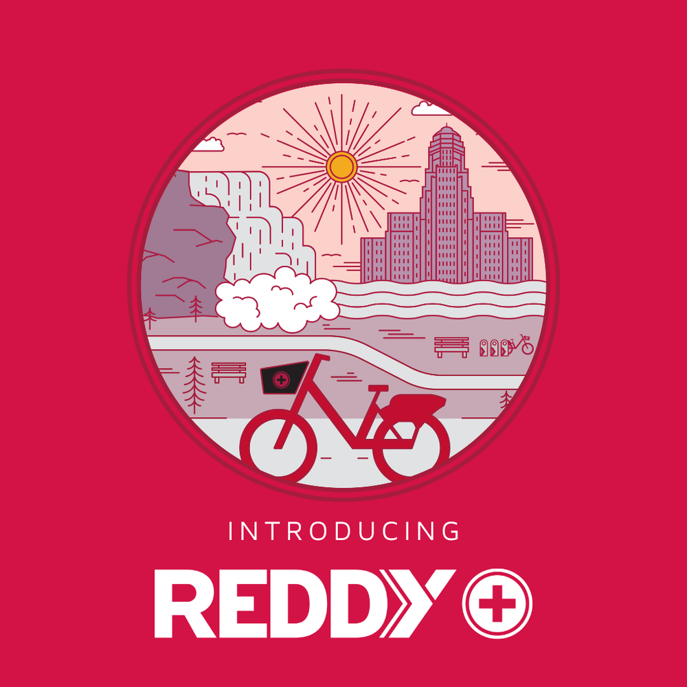 G Reddy Bike Reddy Bikeshare and Independent Health unveil Reddy+, new e-bikes ...