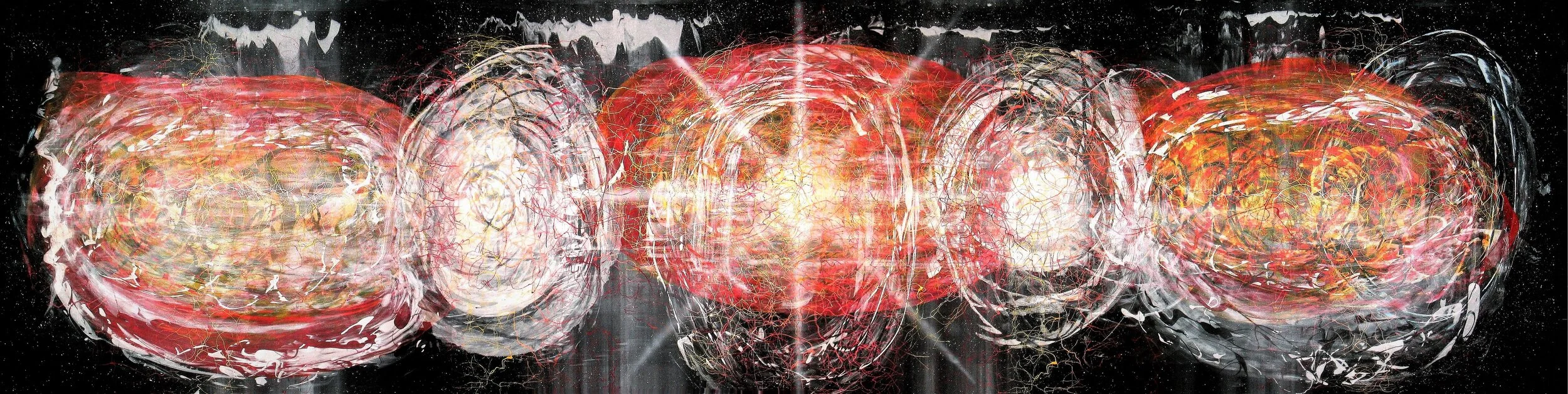 Panoramic Celestial Fireworks 4 x 24 ft