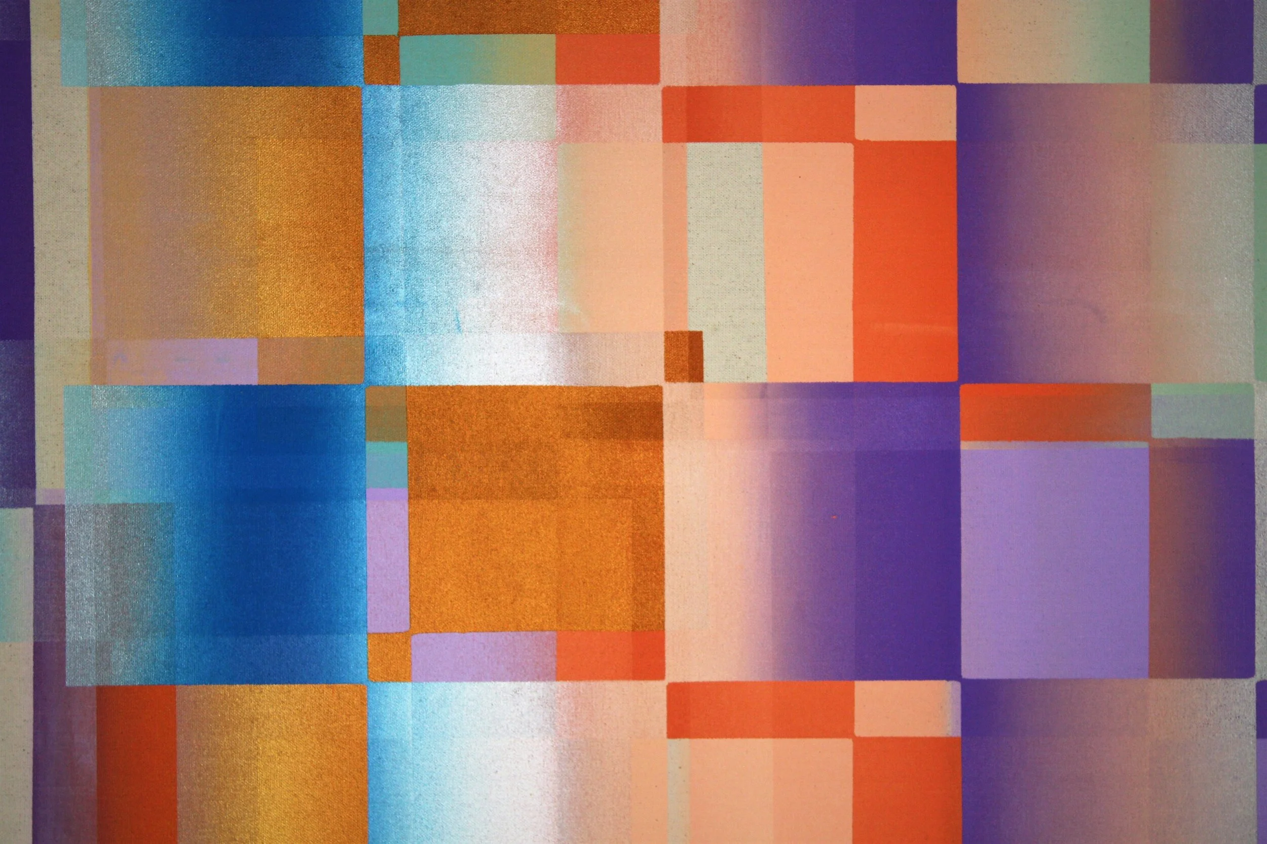 Bright Pastel Stained Glass detail 2