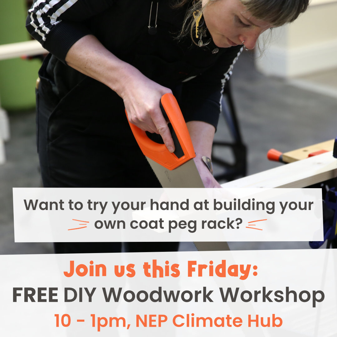 This Friday! ✨

Want to make DIY changes to your home but unsure where to start?

Join us for a FREE DIY Woodwork Workshop and have a go at making your own coat peg rack! Hone your DIY skills &amp; show off your handiwork in your own home 🏡🔨

⏲ 10: