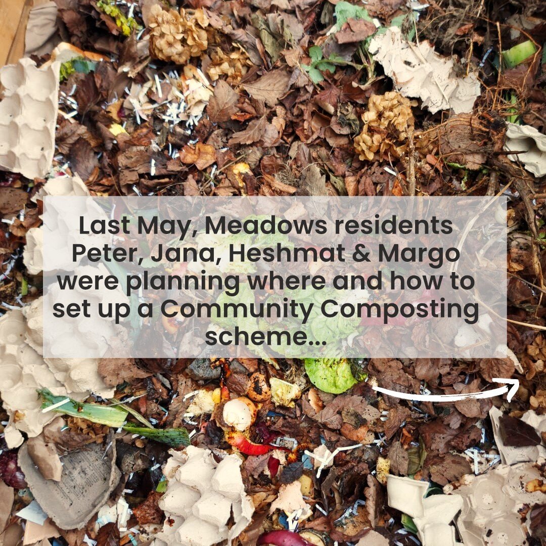 It's International Compost Awareness Week &amp; what better time to highlight the composting action in the Meadows? 

The plans for the Meadows Community Compost boxes were hatched over a year ago and since then, the progress has been remarkable. Wit