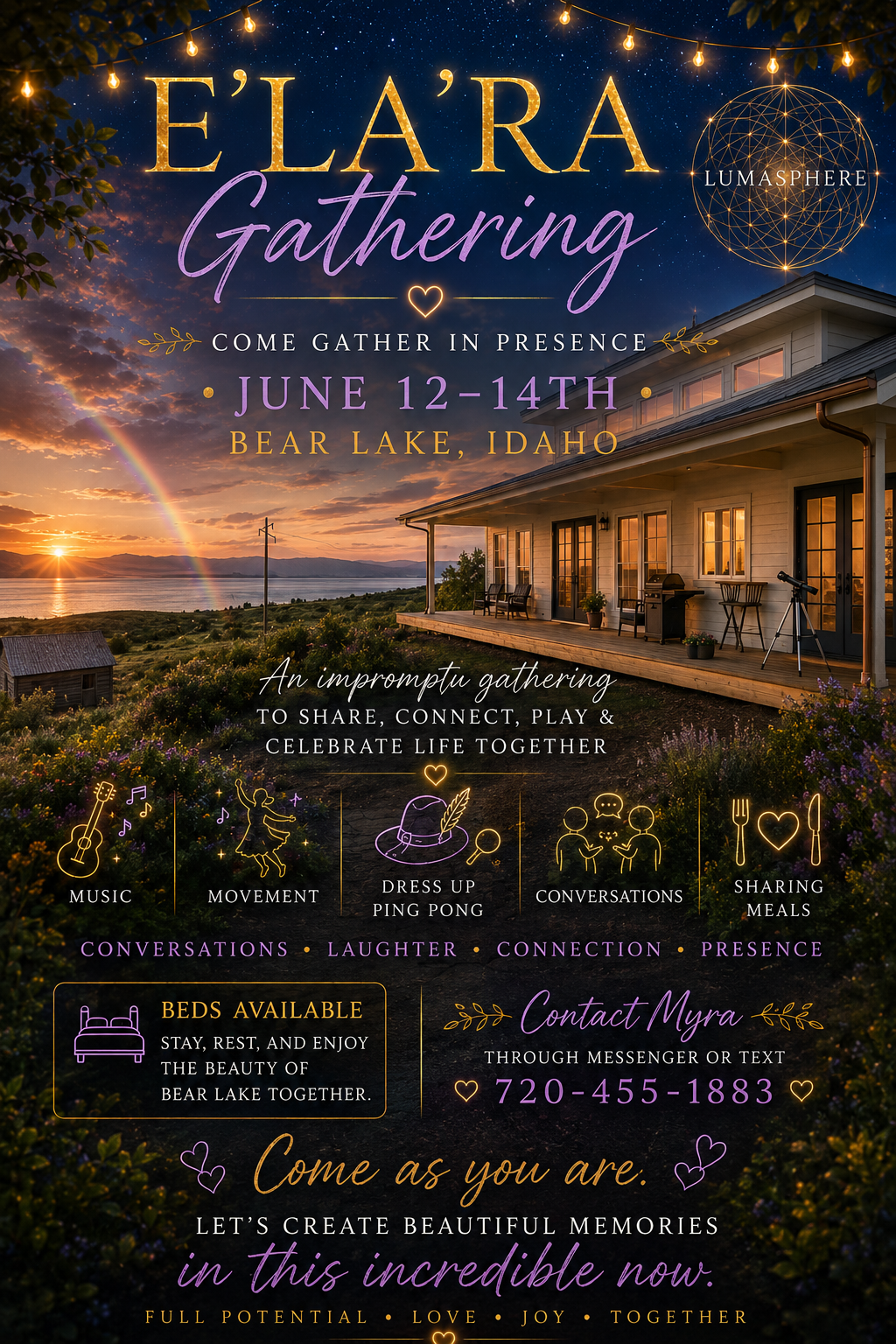 E'La'Ra Gathering Bear Lake , Idaho 