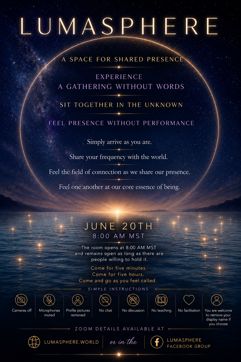 Lumasphere Gathering In Shared Presence Online