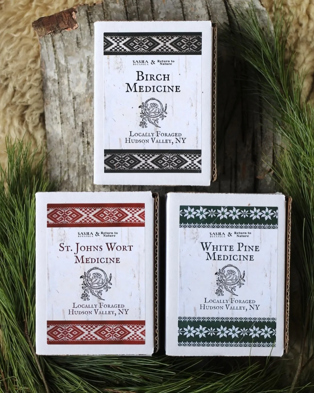 New seasonal offerings&mdash;gifts gathered from the fields, forest and work of the year! This season, each set centers around a single plant we foraged with care:

St. John&rsquo;s Wort -Warming Body Oil (2oz) -St. John&rsquo;s Wort Tincture (2oz)
W
