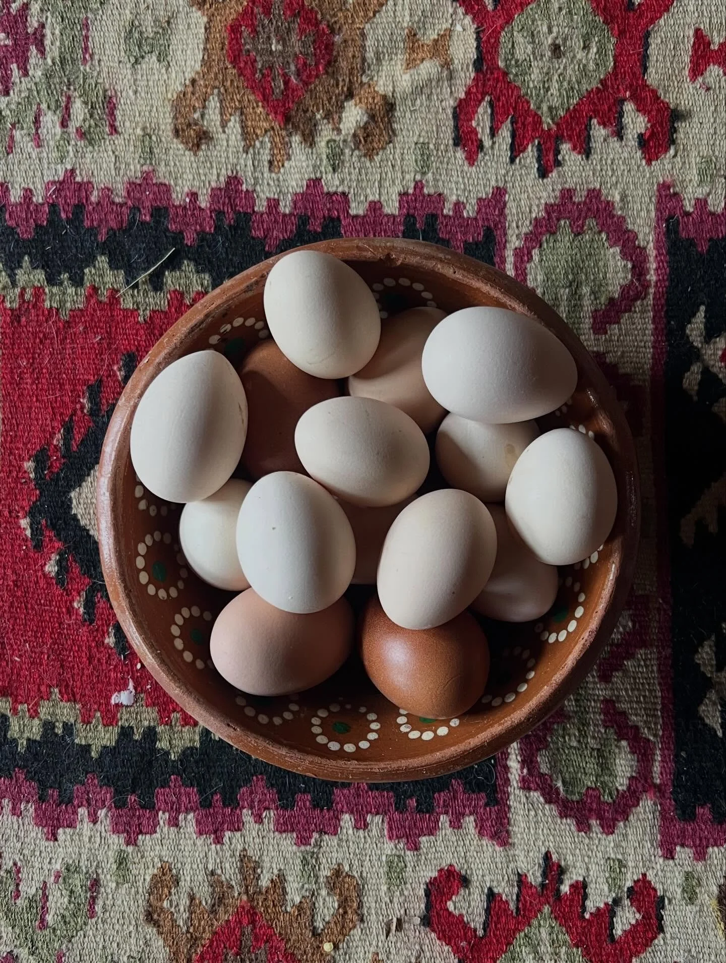 Pysanky (from the Ukrainian word pysaty, &ldquo;to write&rdquo;) are eggs inscribed with intention, prayers made visible through wax and dye. Using melted beeswax and layers of color, intricate symbols are written onto the shell. 

Long before pysank