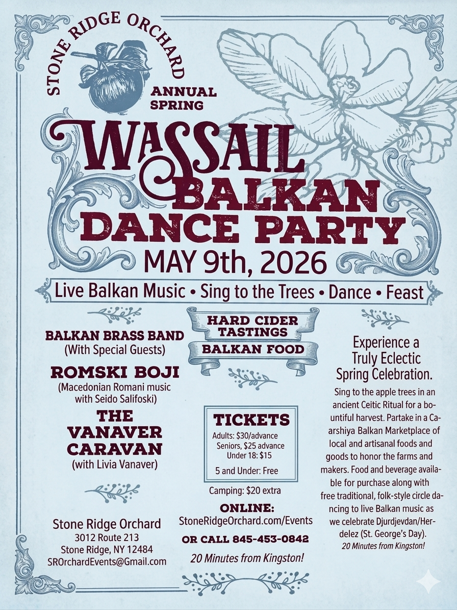 30th Annual Spring Wassail at Stone Ridge Orchard 