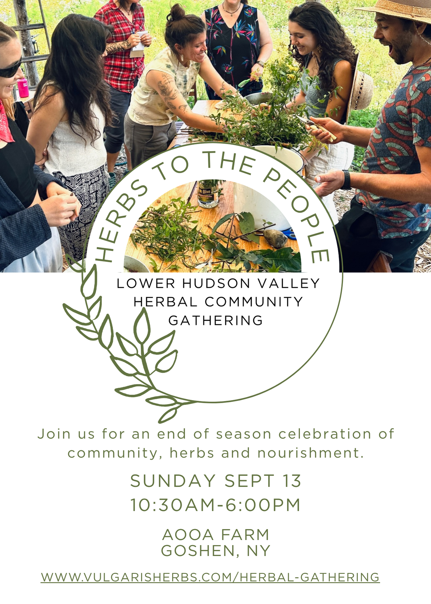 Herbs To The People Gathering: Lower Hudson Valley Herbal Community Gathering