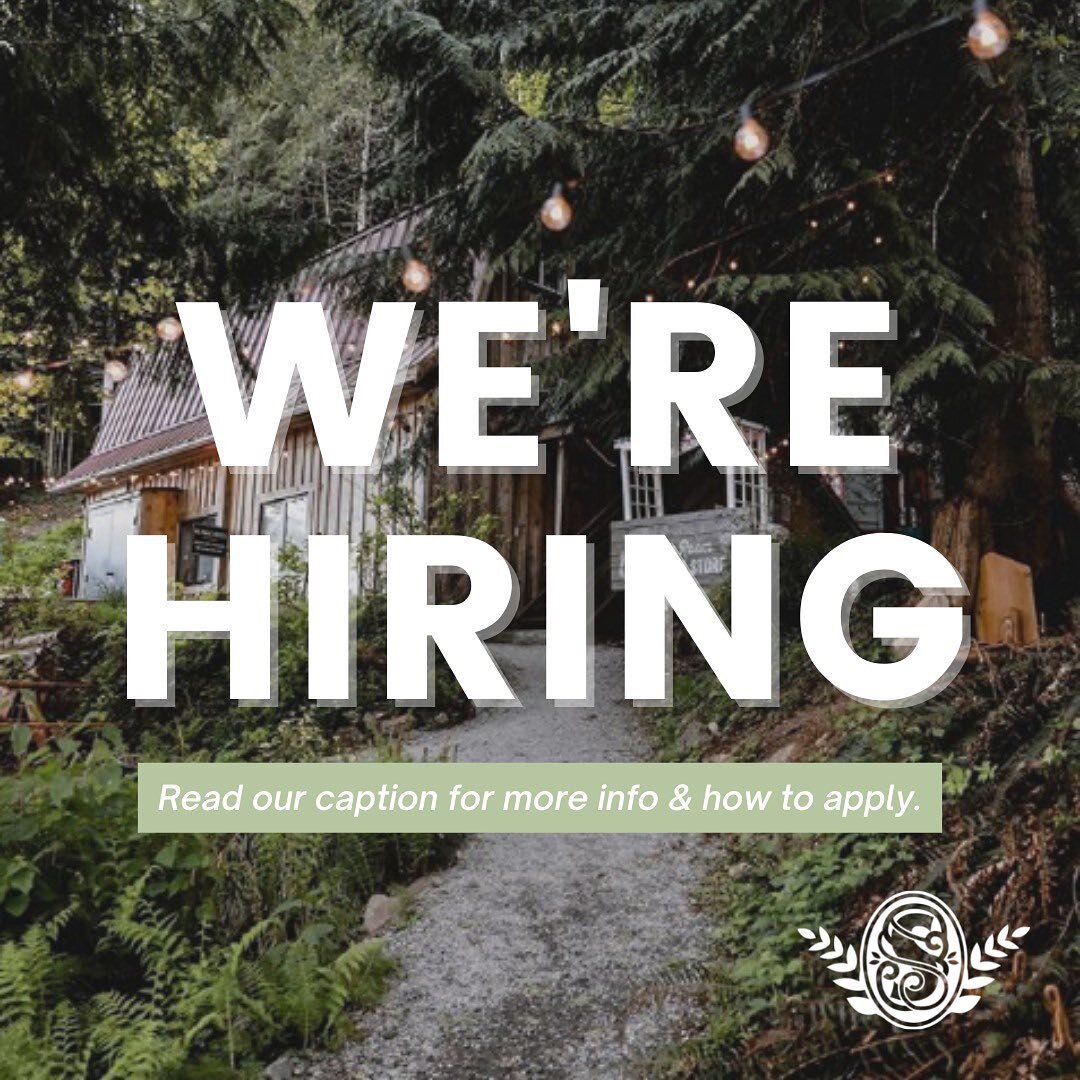 We&rsquo;re hiring! Salt Spring Brewing Co. is looking for a part-time delivery driver, full-time brewery production &amp; support staff, and we are also hiring in the tasting room! ✨🌲

If you are interested in applying for the part-time delivery dr